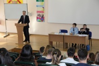 Студенты ЮФ ЧИ БГУ  встретились с руководителем полицейского ведомства