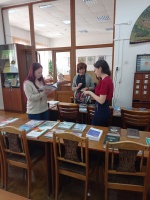 В библиотеке ЧИ БГУ состоялась выставка новой литературы